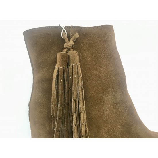 Botín camel cuña interna