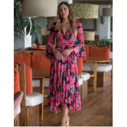 Vestido estampado amapolas