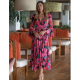 Vestido estampado amapolas