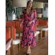 Vestido estampado amapolas