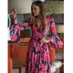 Vestido estampado amapolas
