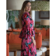 Vestido estampado amapolas