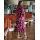 Vestido estampado amapolas