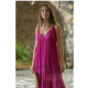 Vestido fucsia