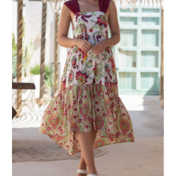 Vestido suelto asimétrico 