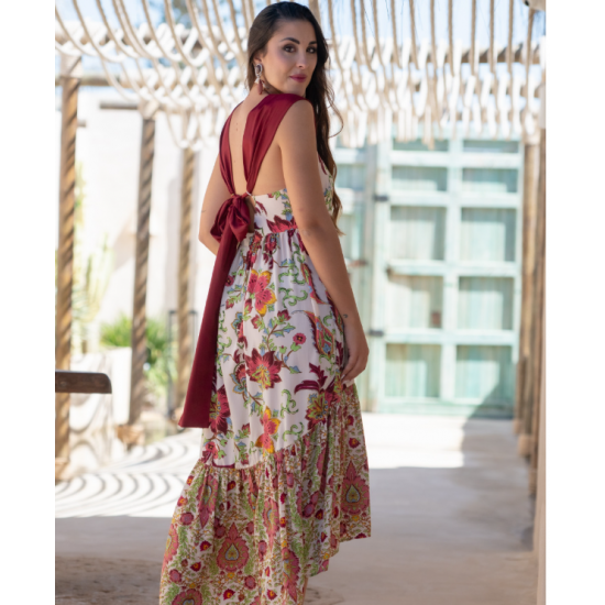 Vestido suelto asimétrico 