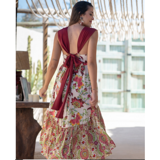 Vestido suelto asimétrico 