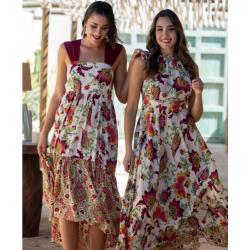 Vestido suelto asimétrico 