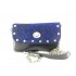 Clutch fiesta camelia azul