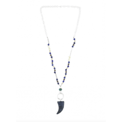 Collar cuerno piel