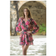 Vestido bouquet corto