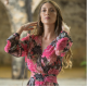 Vestido bouquet corto