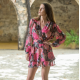 Vestido bouquet corto