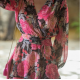 Vestido bouquet corto