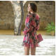 Vestido bouquet corto