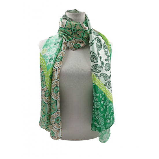 Foulard Seda  Estampado Plaisley