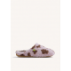 Zapatilla de casa estampado animal pelo