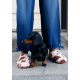 Zapatilla de casa estampado animal pelo
