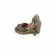Esparteña rejilla kaki