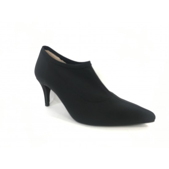 Zapato abotinado strech negro