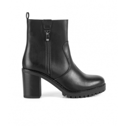 Botín haute negro tacón 