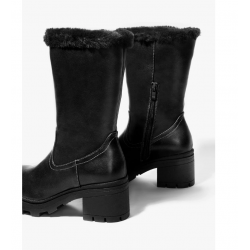 Botas Haute Fur negro