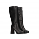 Bota alta negra