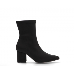 Botín calcetín negro midi