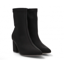 Botín calcetín negro midi