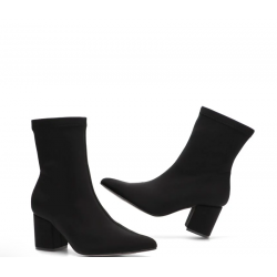 Botín calcetín negro midi