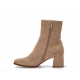 Botín antelina beige