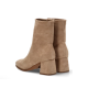 Botín antelina beige