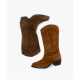 Bota cowboy bordada brandy