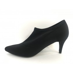 Zapato abotinado strech negro