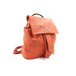Mochila Cierre Cordón Naranja