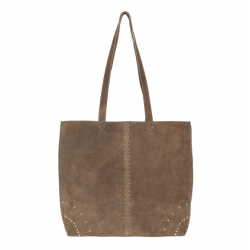 Bolso formato shopper con tachuelas