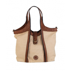Bolso bandolera Crux rafia natural