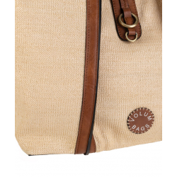 Bolso bandolera Crux rafia natural