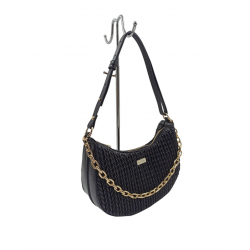 Bolso Bandolera Cadena Negro