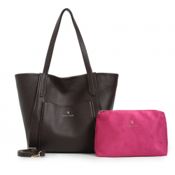Bolso shopper chocolate