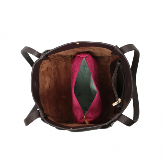 Bolso shopper chocolate
