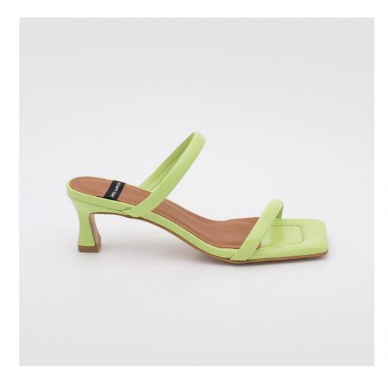 Sandalia tiras verde