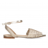 Sandalia plana oro