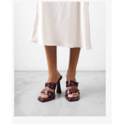 Sandalia Duvet Burdeos