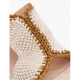 Sandalias de tacón con plataforma y detalle de yute