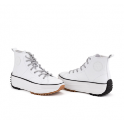 Sneaker abotinada blanca