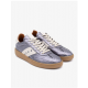 Sneakers de mujer elegantes con detalles bicolor y estrellas troqueladas de Piel metalizada 