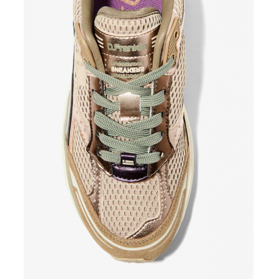 Sneaker light gold met