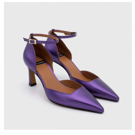 Zapatos morados mujer hotsell