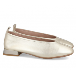 Bailarina piel plata 